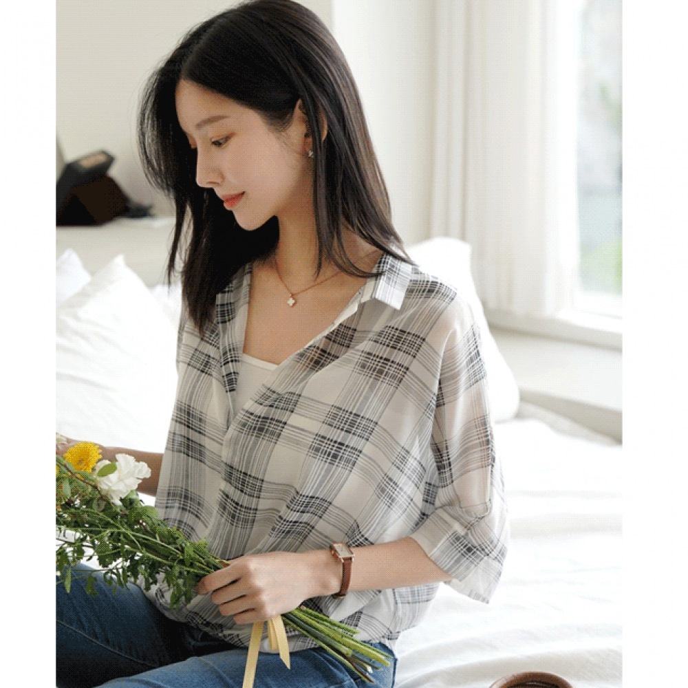 Click & Funny Rhodes チェックシャツまたはシティセット