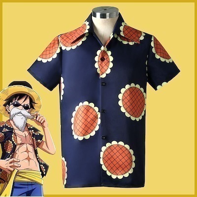 ハロウイン コスチューム ブラウス Tシャツ 半袖 コスプレ衣装 ルフィ 海賊王 PIECEワンピース ONE スーツ ハロウィン 2026新作入荷コスプレ