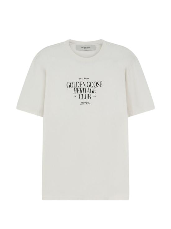 GOLDEN GOOSE Men T-Shirts GMP01220 P00261911560 White