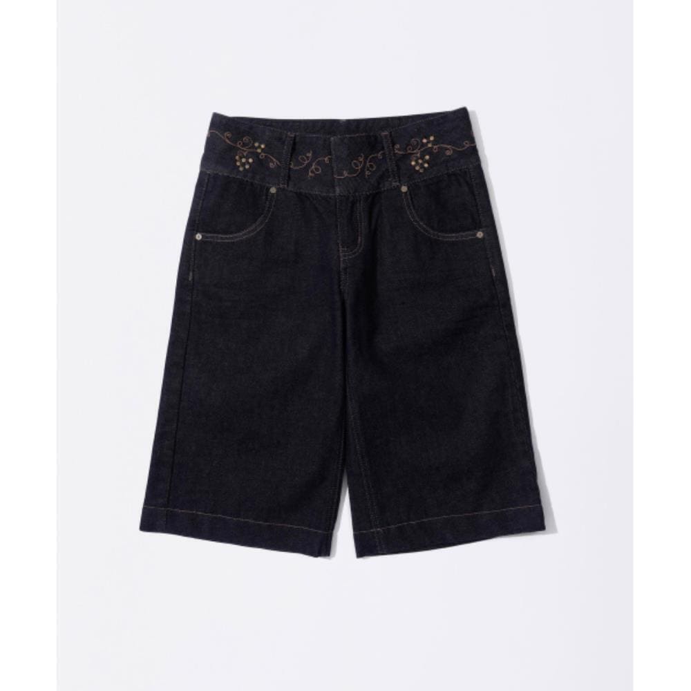 スカルプター Vine Half Denim Pants Indigo SC25S459BL