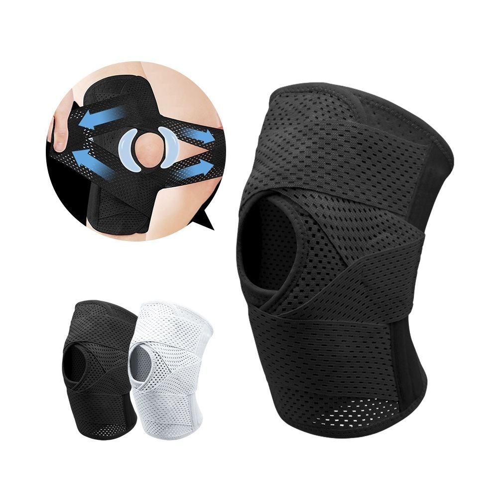 【爆売れ中！】シリコンサポーター 膝サポーター ヒザ専用 膝専用 1枚入り 男女兼用 ひざ 膝関節 ウォーキング 簡単装着 蒸れにくい 動きやすい 固定 強力 歩行 転倒防止 サポート 健康 運動 H