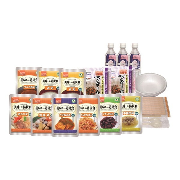アルファフーズ BS10 美味しい防災食 防災食 (スペシャルセット(1人×2日分 保存水有り))