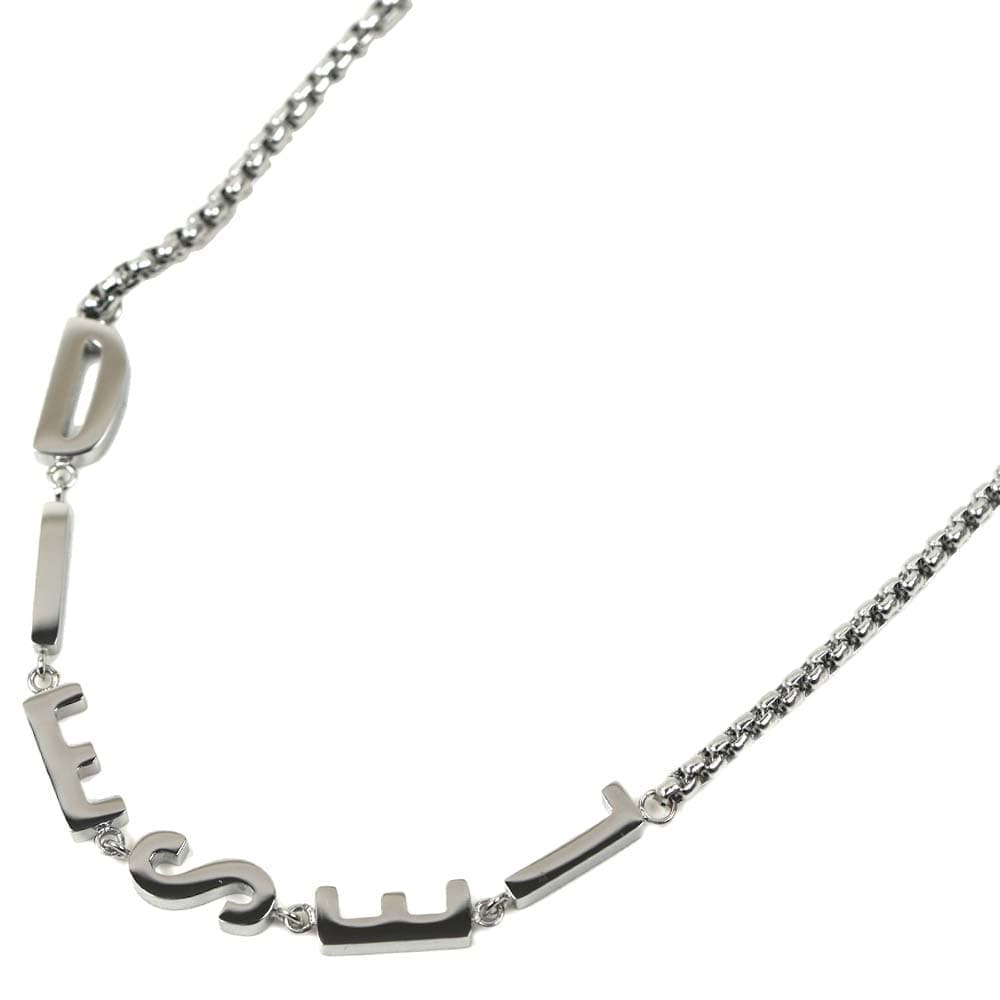 ディーゼル ネックレス メンズ シルバー ステンレススチール アクセサリー DIESEL DX1491040
