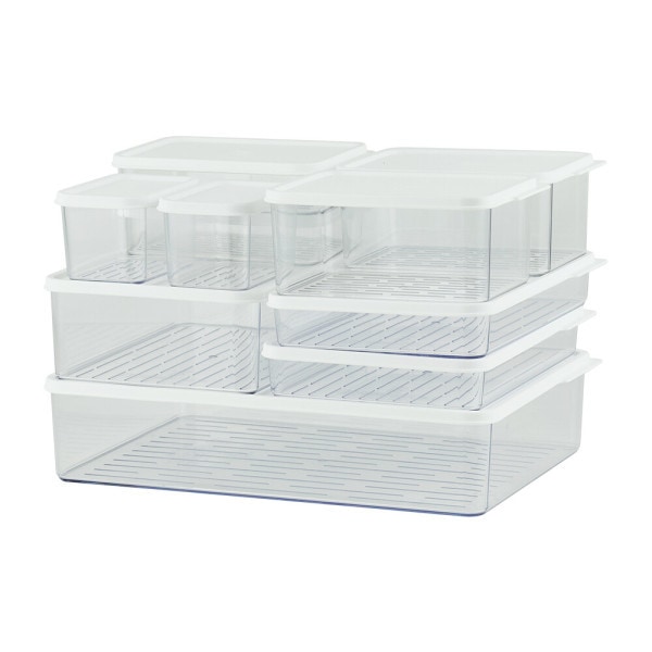 イージーアンドフリー ステッカブル 冷凍室整理 小分け容器 ベーシック 6種 10Pセット 5,592円