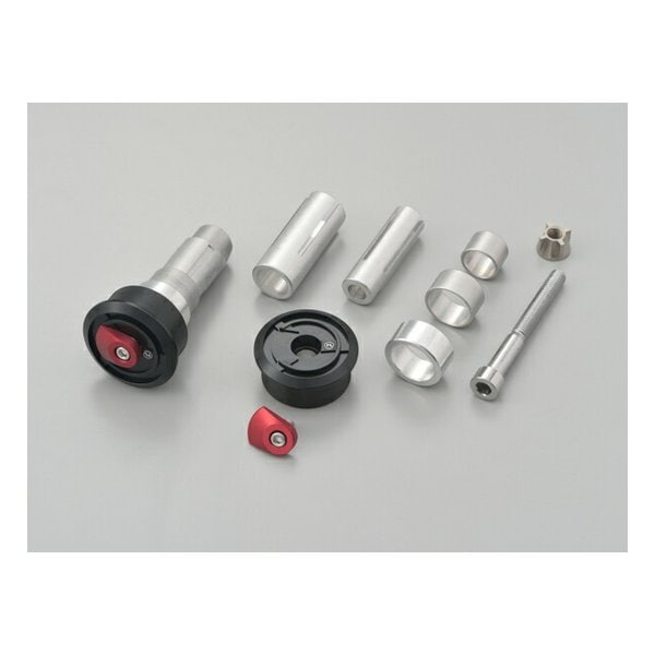 ミラー バーエンドアダプター EP-1 ブラストブラック/レッド D15658