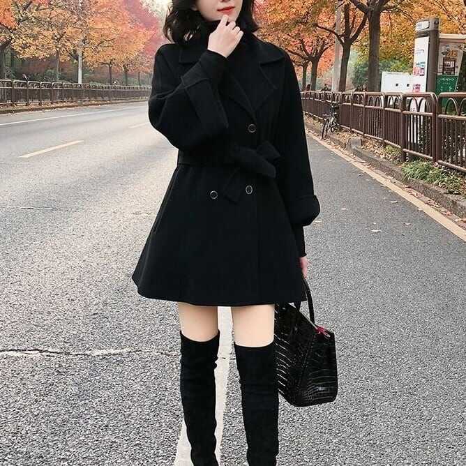 レディース 羽織り コート アウター 美シルエット ポンチョ ケープコート ハイネック 可愛い Aライン かわいい 韓国 かっこいい カジュアル 大人 上品 シンプル クラシック エレガント lout