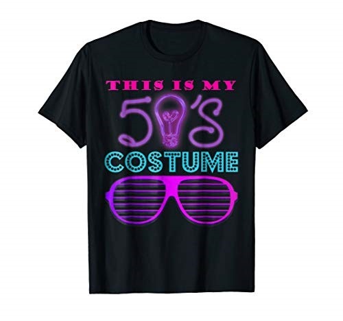 【お試し価格！】 [sb]This Is Tee[USA] Party 50s T-Shirt Neon Costume 50s My 半袖ミニ・膝丈ワンピ