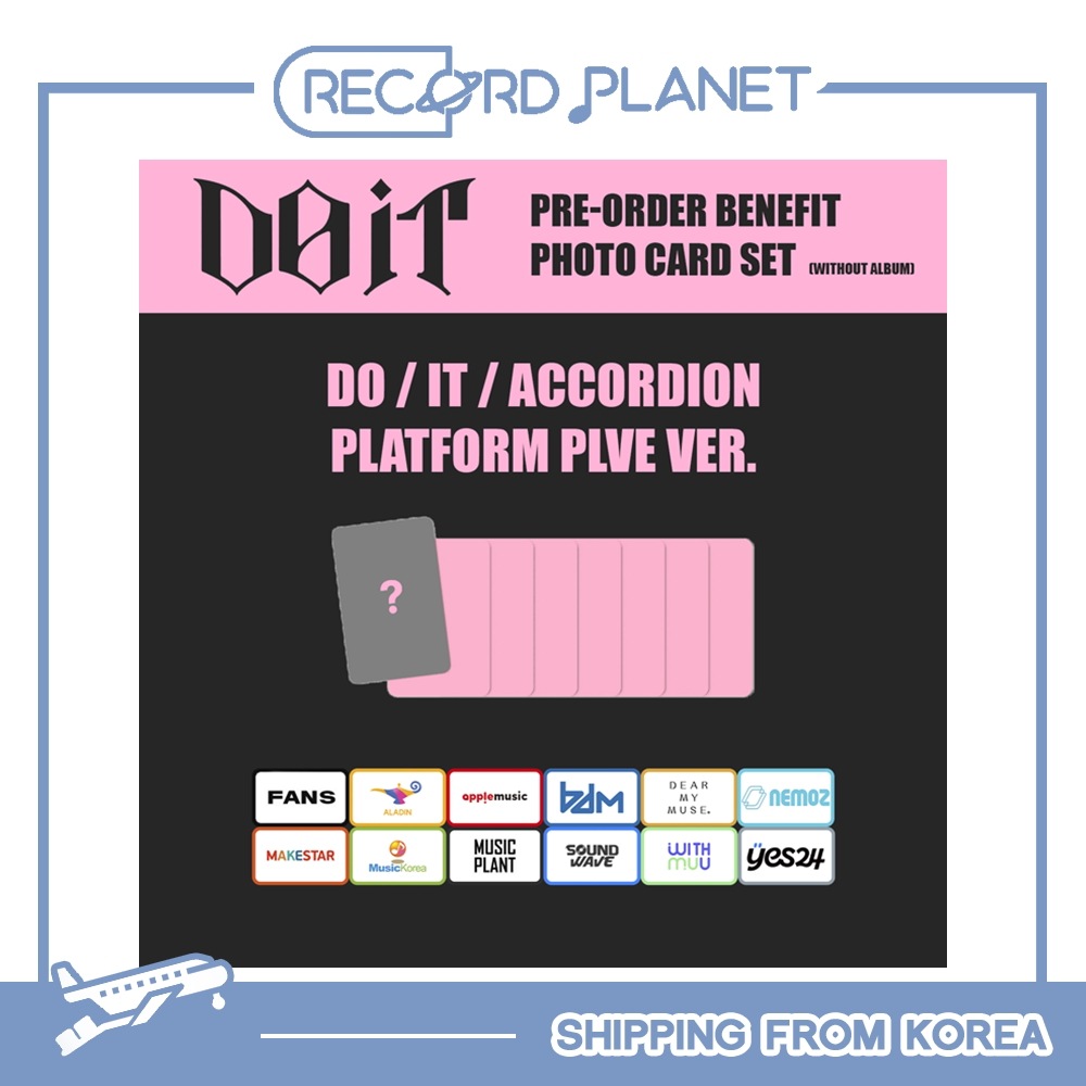 ONLINE特典+ Stray Kids - SKZ IT TAPE [DO IT] ALL SITE POB PHOTOCARD SET