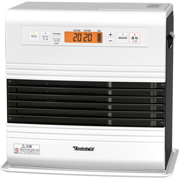 FW-4724GR スノーホワイト 石油ファンヒーター (木造12畳/コンクリ17畳まで) 26,988円