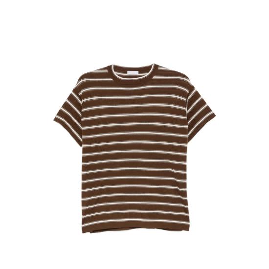 BRUNELLO CUCINELLI Women Tops M14854100 CTX08 BROWN WHITE