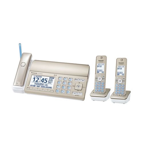 【新品】Panasonic パナソニック FAX機 おたっくす シャンパンゴールド KX-PD750DW-N 子機2台 /普通紙