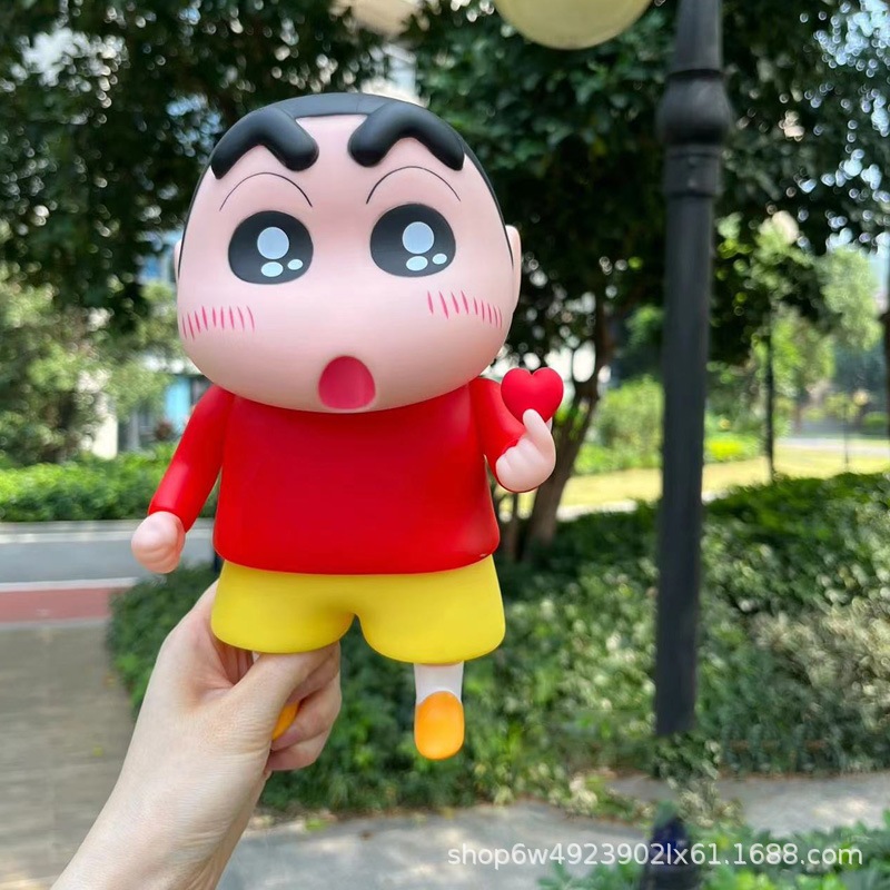 ミディアムハートクレヨンしんちゃんオーナメントホームインテリア野原しんのすけアニメーションモデル人形ブラインドボックスギフト