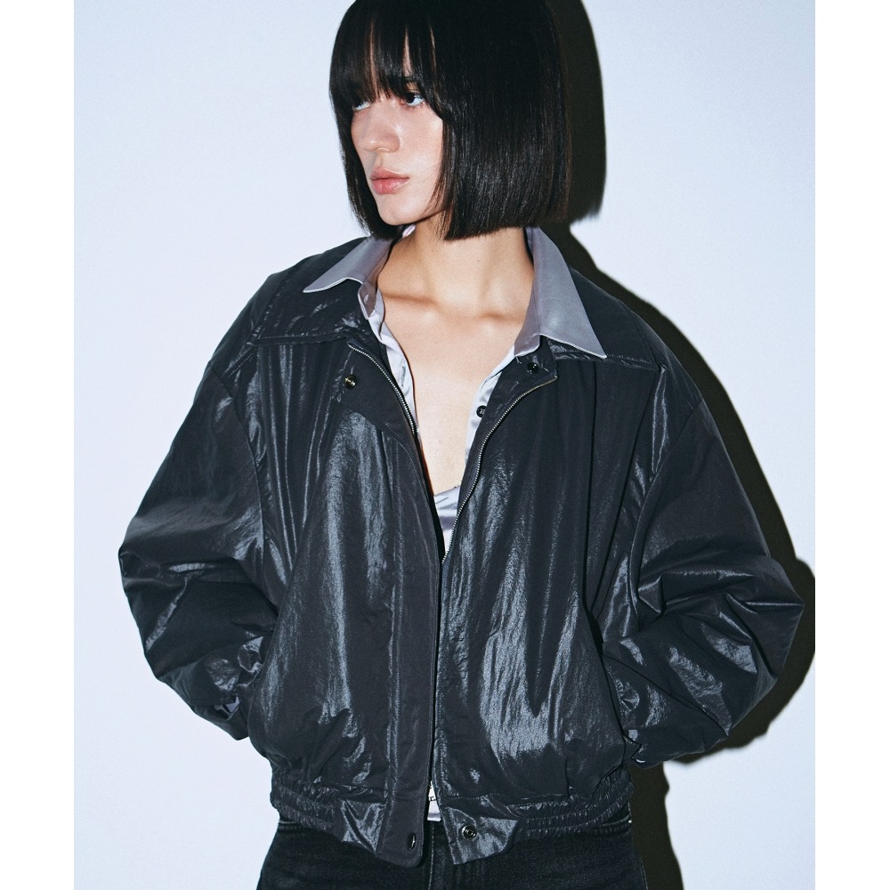 ニック&ニコールバックネーミングウィンドジャンパー_チャコール 20,653円