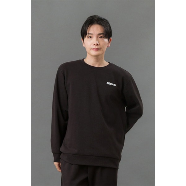 ミカサ MIKASA マルチスポーツ クルーネックスウェット ブラック ユニセックス 2631-BK