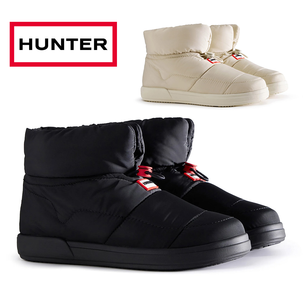 HUNTER ブーツ レディース イン/アウト パファー ブーティ WFF3001WWU ハンター IN/OUT PUFFER BOOTIE 防寒 アウトドア 室内