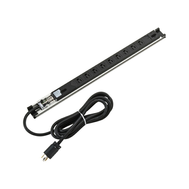 19インチサーバーラック用コンセント 20A 3P 9個口 3m TAP-SV209