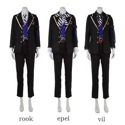 ツイステッドワンダーランド　ツイステ　ポムフィオーレ寮 epel rook vil エペルフェル ルークハント ヴィルシェーンハイト コスプレ衣装 コスチューム 学園祭 イベント 文化祭 8,884円