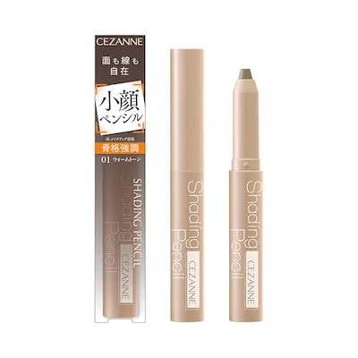 他サイト： セザンヌ シェーディングペンシル 01 ウォームトーン 1.2g 面も線も自在 骨格強調シェーディングペンシルの商品画像