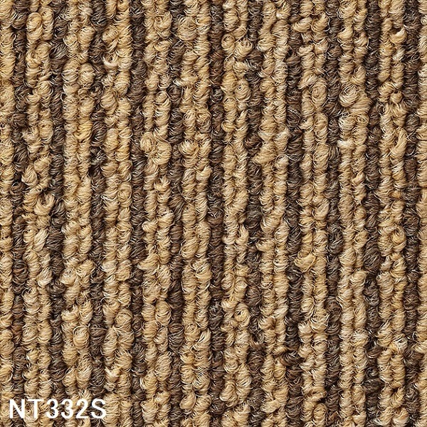 裏面のり付加工 耐候性/耐薬品性/静電性に優れたカーペットタイル LINE NT-332S 12枚セット