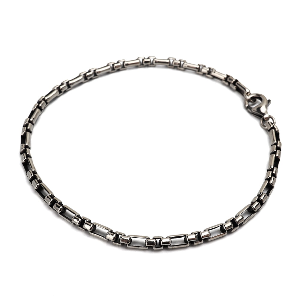 S925 フィガロチェーンブレスレット [bs231]