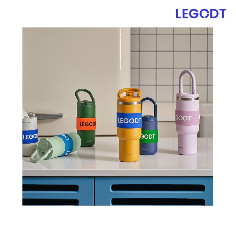 LOOP TUMBLER タンブラー 600ml 1000ml タンブラー レゴット 魔法瓶 水筒 保冷 保温 ボトル 韓国 ステンレス かわいい 500ml 450ml 300ml 取っ手 蓋