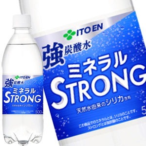 [送料無料] 伊藤園 強炭酸水ミネラルストロング 500ml...のサムネイル