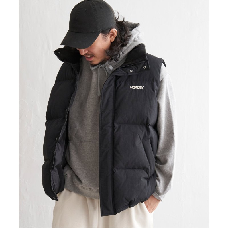 VISION STREET WEAR ヴィジョンストリートウェア中綿ナイロンベスト