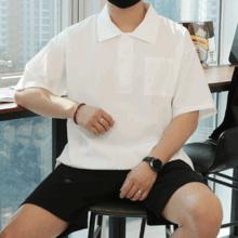 WWF 3ボタン冷却ポケットキャラバン半袖Tシャツ