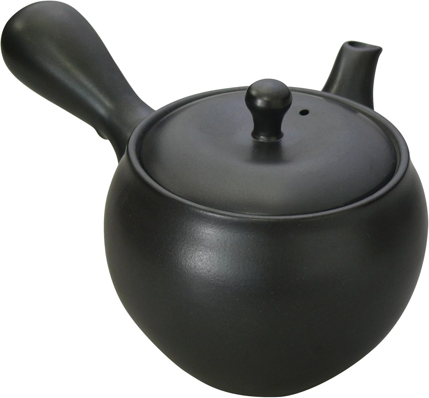萬古焼 優美 急須 2.5号 化粧箱入 漆黒 0977-4190