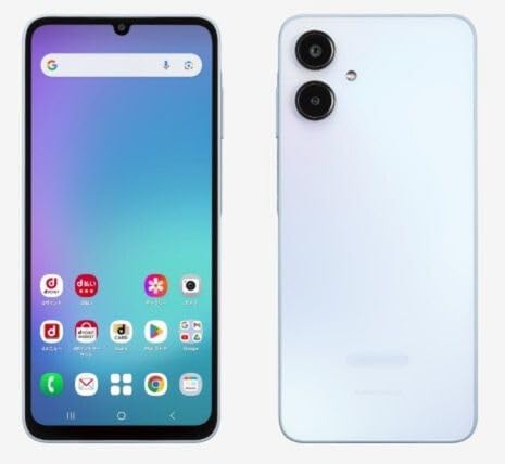 doo Galaxy A25 5G SC-53F ライトブルー SIM無配合 doo以外でも利用可能 APN設定が必要です