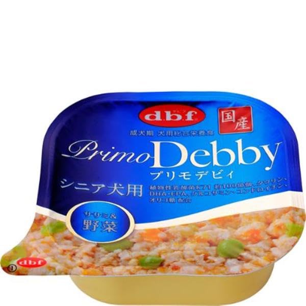 【全国送料無料】 デビフペット プリモデビィ シニア犬用 ササミ＆野菜 95g×24コ