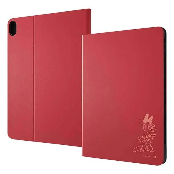 iPad Air 10.9インチ 第4世代 手帳型ケース ディズニー ミニーマウス レザーカバー 薄型 軽量 スタンド スリム おしゃれ 可愛い かわいい IJ-DPA16LCR-MN036