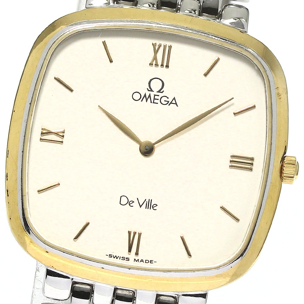 オメガ OMEGA デビル スクエア クォーツ メンズ _767541【中古】