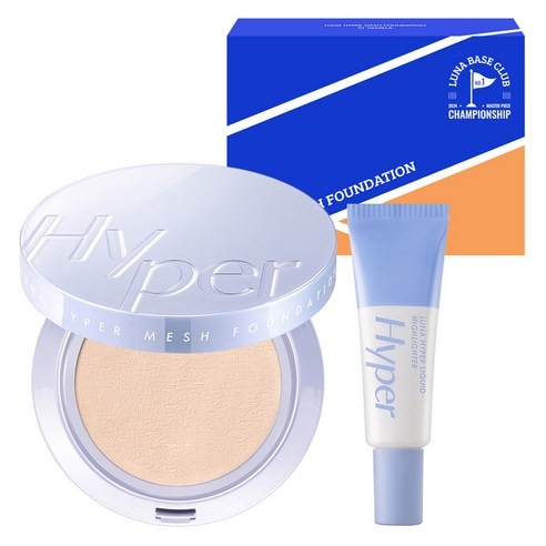 ハイパーメッシュファンデーション ベースチャンピオンシップエディション 本品+ ハイパーリキッドハイライターセット 01 バニラ, 1個 5,164円