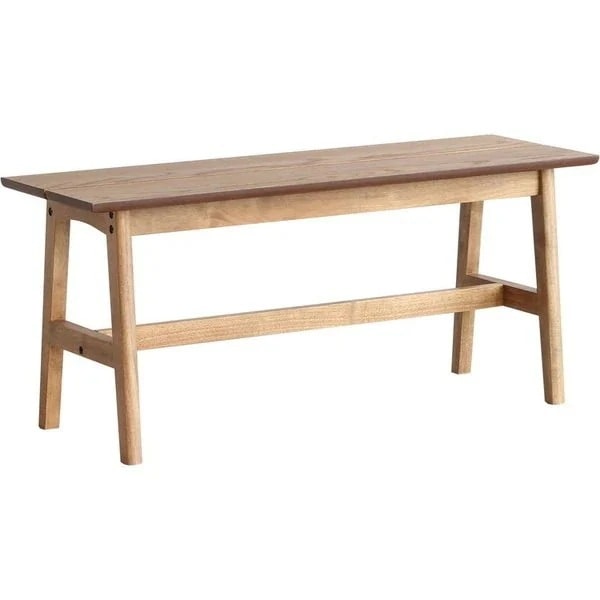 ダイニングチェア ベンチ ナチュラルモダン おしゃれ 長椅子 ベンチシート ベンチ椅子 ベンチチェア 木製 2人掛け 椅子 チェア 天然木 ダイニングベンチ 14,243円