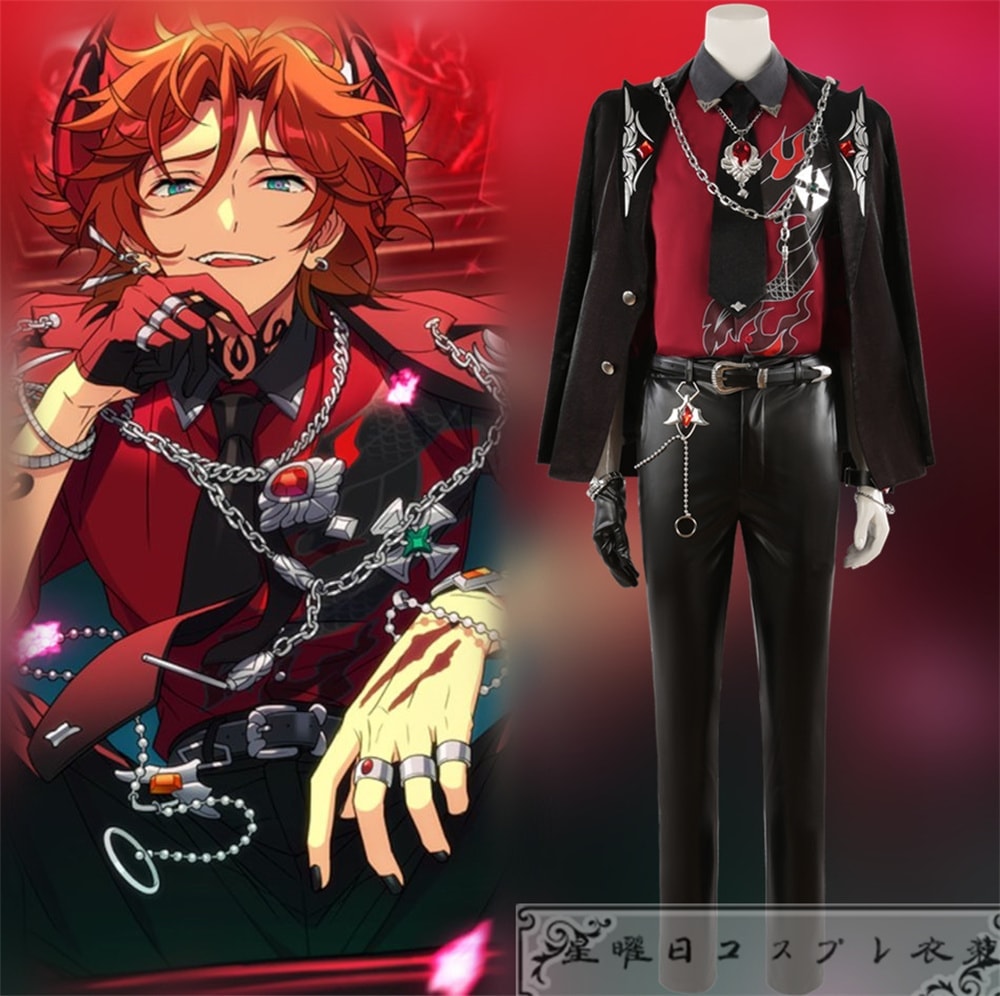 ES あんスタ クロススカウト・ドミナント／Drastic 三毛縞斑 月永レオ 逆先夏目 コスプレ衣装 コスチューム