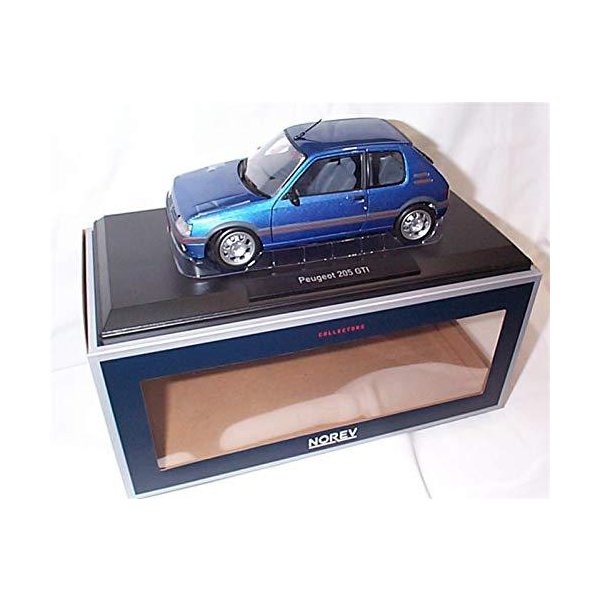 Norev Peugeot 205 GTi 1.9 1992 Miami Blue car 1:18 scale diecast model 並行輸入品