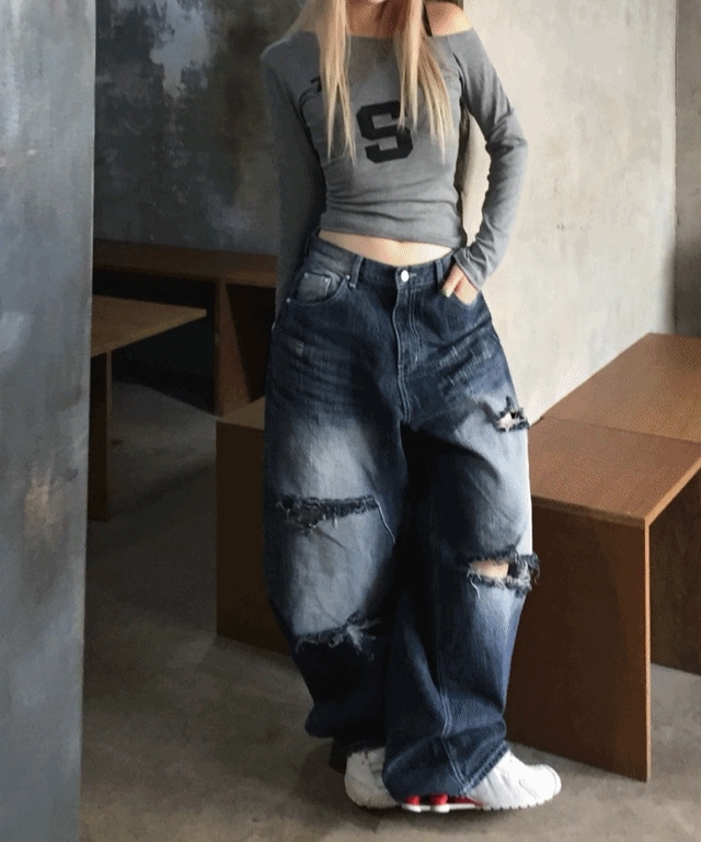 relief damage pants 5,115円