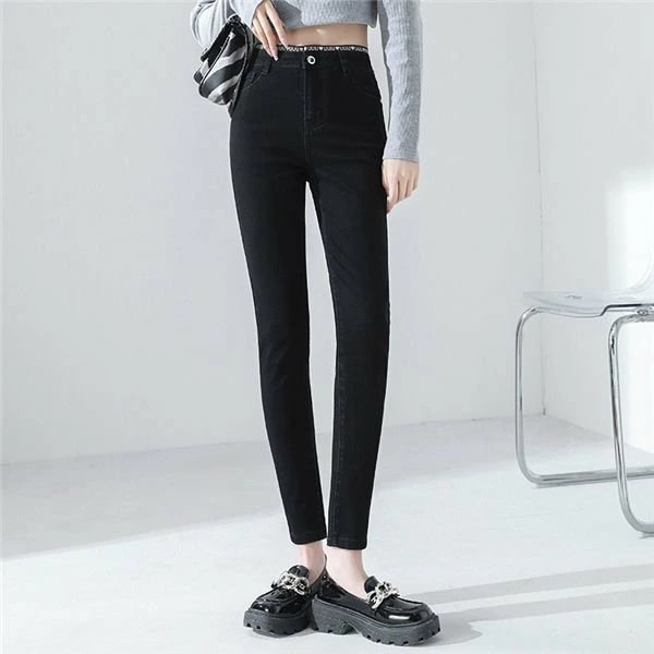 デニム パンツ レディース 春夏秋 ロングパンツ スキニーデニム ジーンズ スキニーパンツ ロング丈 ハイウエスト 美脚 脚長 パンツ ボトムス バレンタイン 2023 プレゼント
