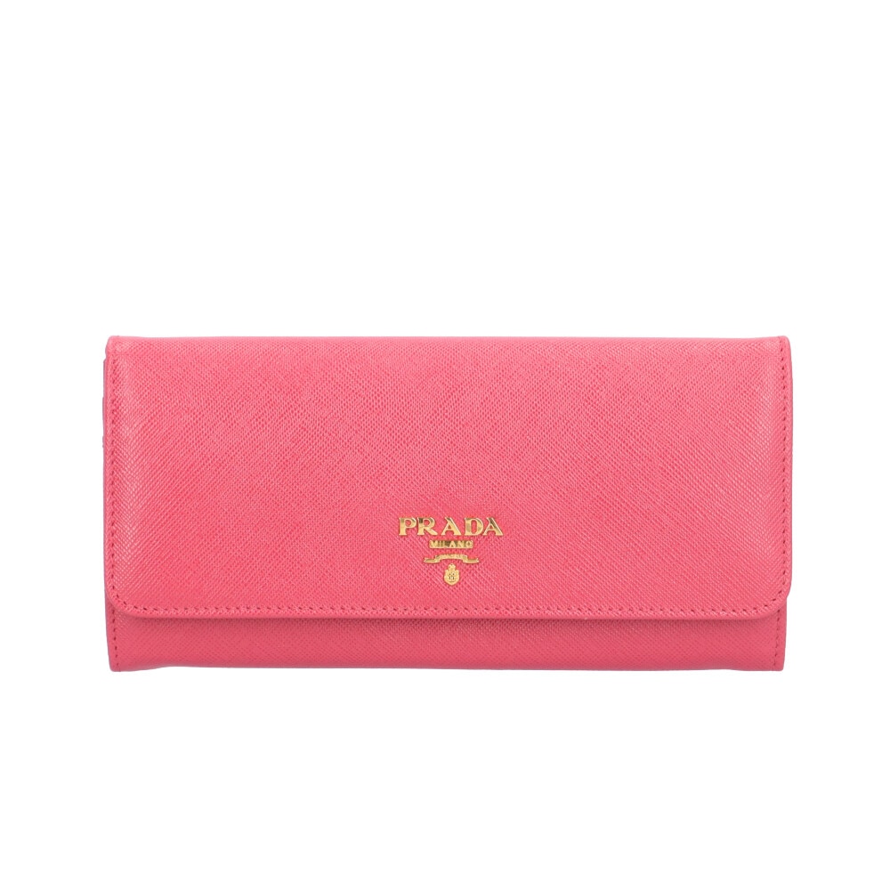 プラダ サフィアーノ 長財布 レザー 1MH132 PRADA 中古 美品