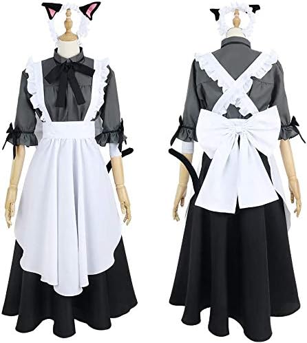 緑仙 メイド コスプレ衣装 変装 クリスマス アニメ イベント パーティ コスチューム