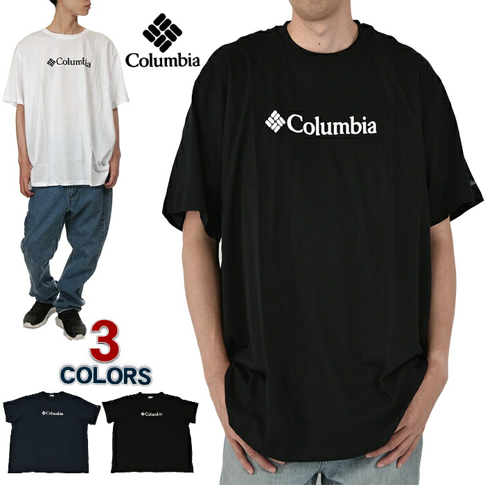 【ビッグサイズ】【3XL～6XL】【USAモデル】コロンビア Tシャツ メンズ レディース 大きいサイズ COLUMBIA 半袖Tシャツ ロゴ 山登り ハイキング アウトドア キャンプ スポーツ フ
