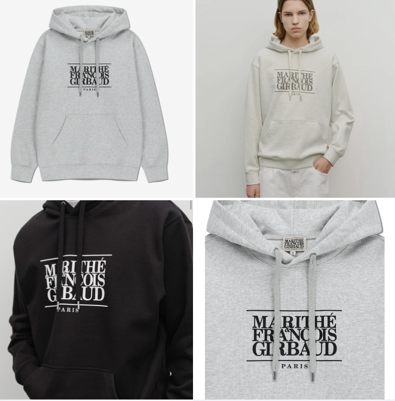 (Marithe)25FW New CLASSIC LOGO HOODIE 3color