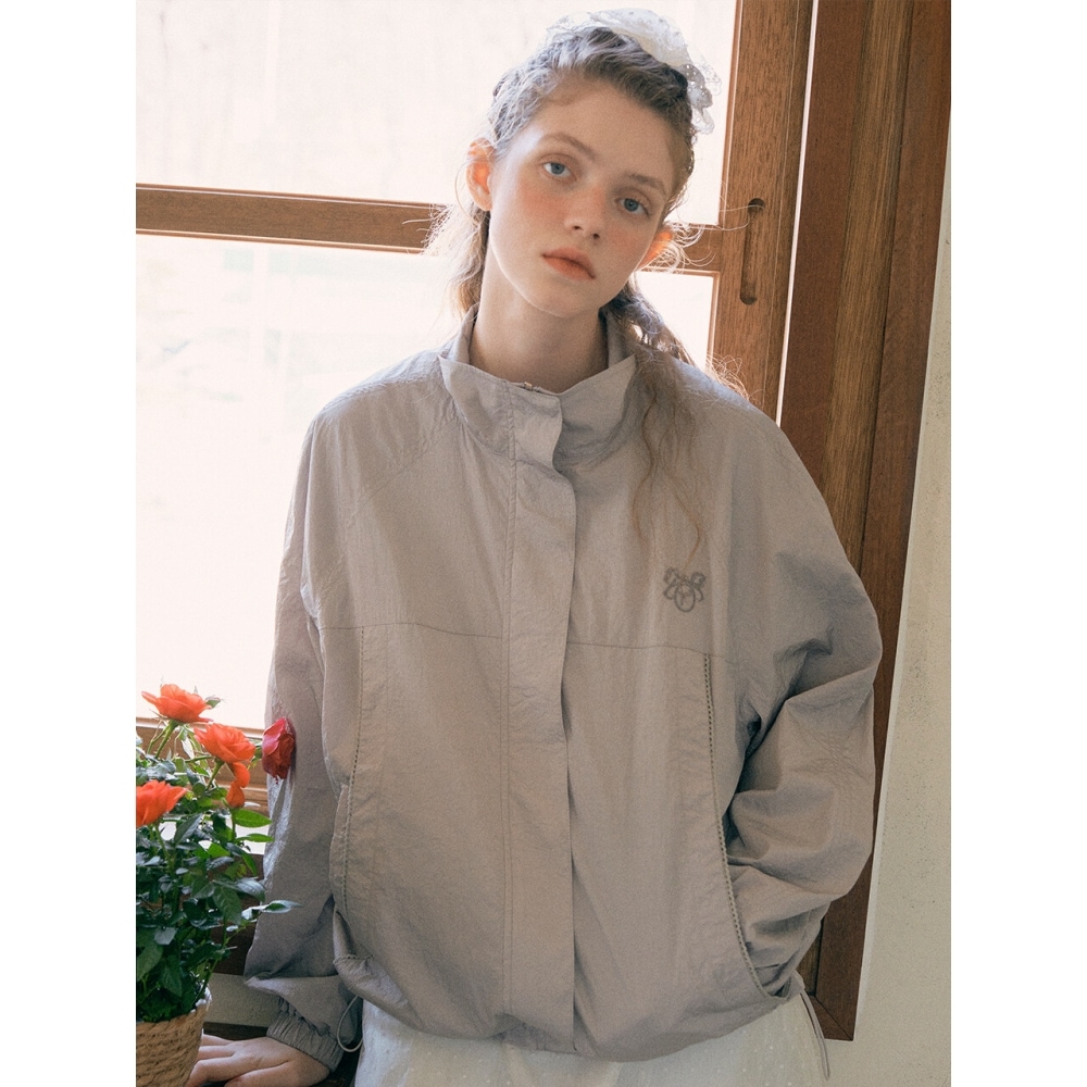 ロラローラレースウィンドグレー