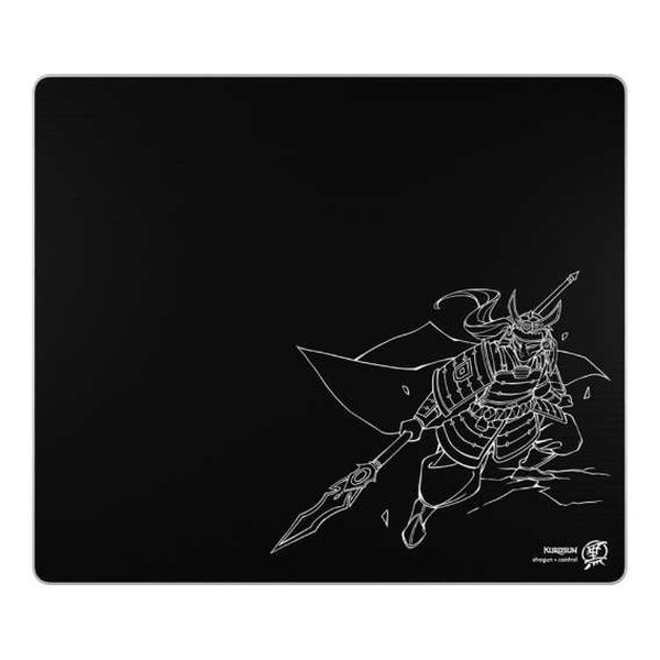 Shogun ゲーミングマウスパッド Black L 490 x 420mm kr-mp-shogun-black-l