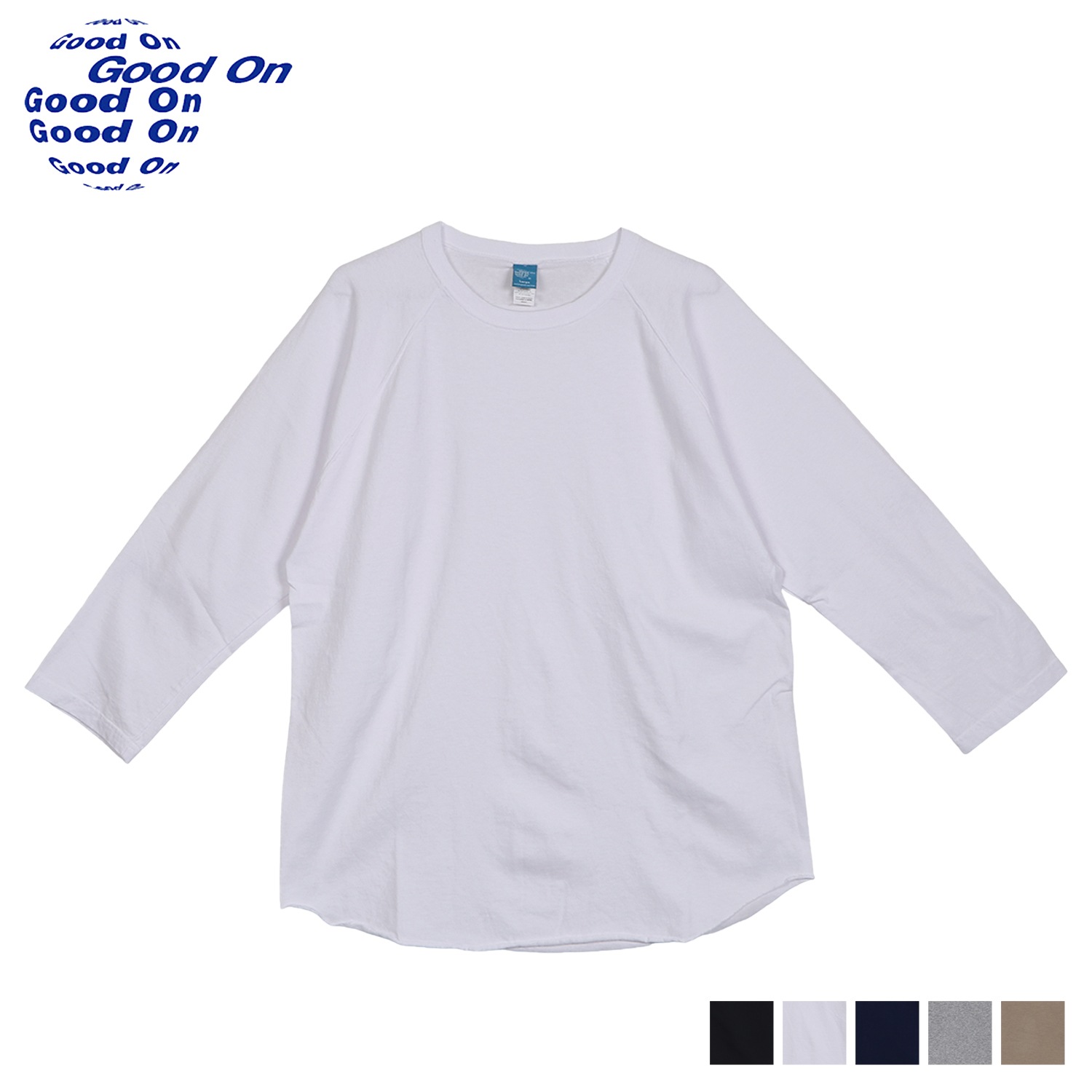 Tシャツ 7分丈 カットソー ラグラン ベースボール メンズ 無地 GOLT-601C