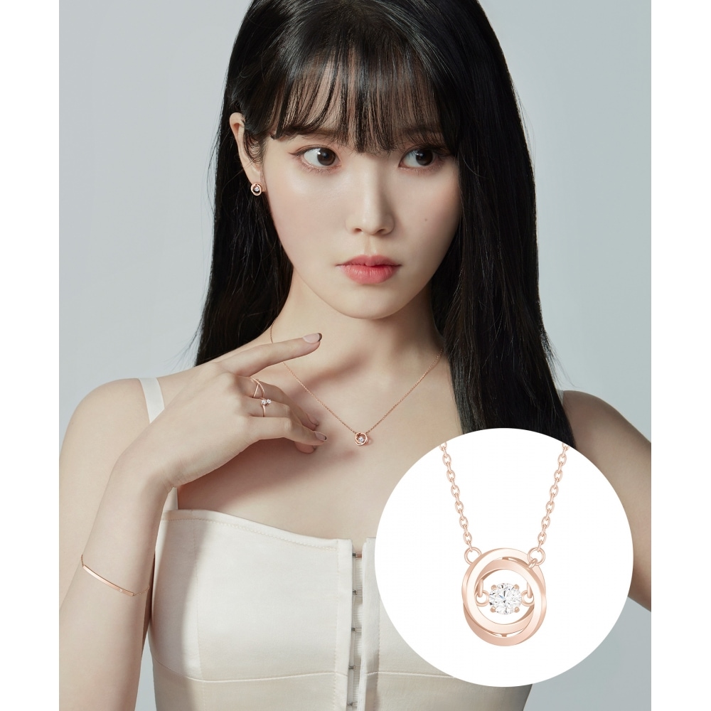 ジェスティーナ [ユーピック] ミケロ 14K パート 1 ダイヤモンドネックレス (JMEND2BS601R4420)