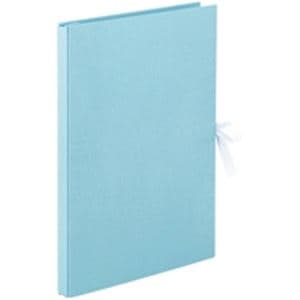 （まとめ）セキセイ のびるファイル AE-50HJ A4S 青(×10セット)