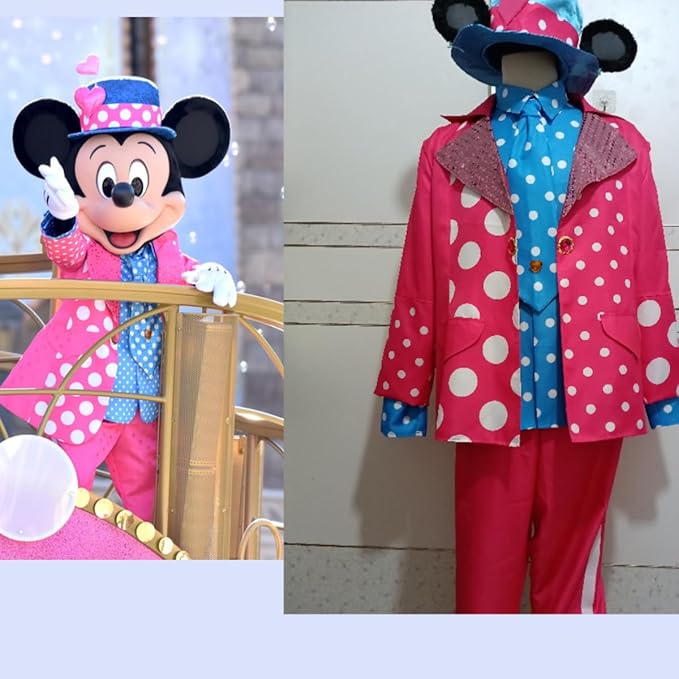 修正版東京ディズニーランド（TDL） ディズニー・パルパルーザ ミッキー コスプレ衣装