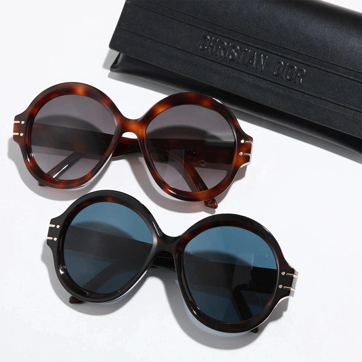 Dior ディオール サングラス DiorSignature R1U 20B0 26A1 CD40048U 52V 53B レディース オーバル型 フルリム ロ 【mega】